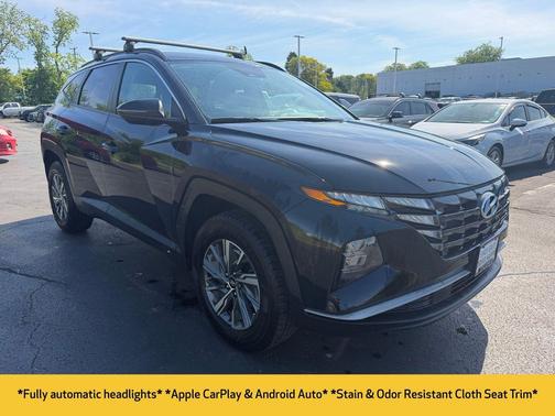 Phantom Black 2022 Hyundai TUCSON Hybrid Blue