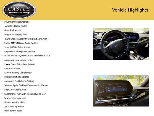 Apex Red 2026 Chevrolet Trax FWD 2RS