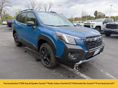 Geyser Blue 2022 Subaru Forester Wilderness