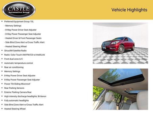Crimson Red Tintcoat 2016 Buick Enclave Leather