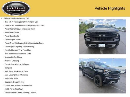 Black 2021 Chevrolet Silverado 1500 RST