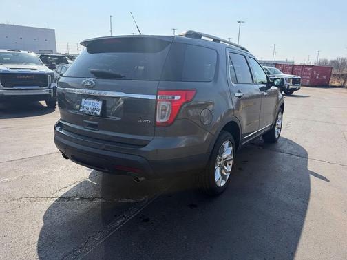 White Platinum Metallic Tri-Coat 2015 Ford Explorer XLT