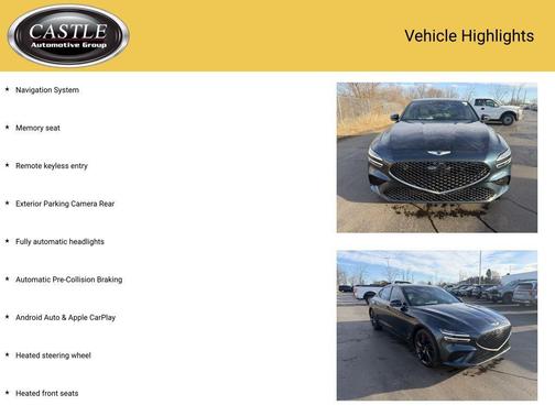 2022 Genesis G70 3.3T AWD