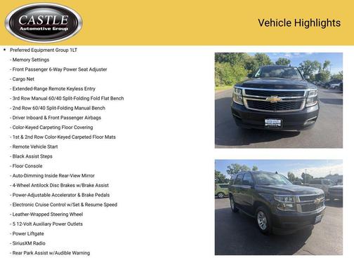 Black 2019 Chevrolet Tahoe LT
