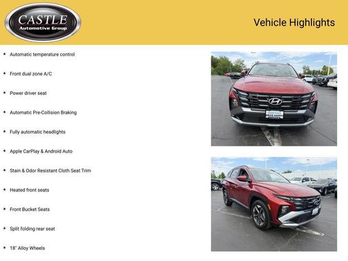 Ultimate Red 2025 Hyundai TUCSON SEL