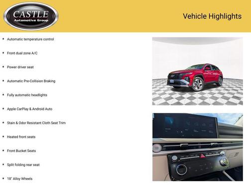 Ultimate Red 2025 Hyundai TUCSON SEL
