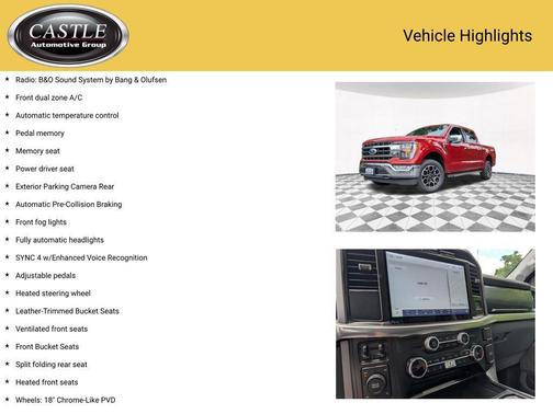 Chili Pepper Red 2023 Ford F-150 Lariat