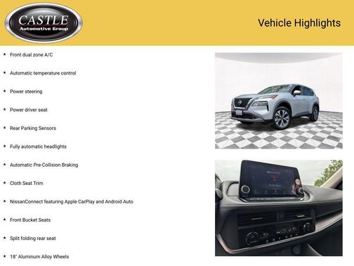 Brilliant Silver Metallic 2023 Nissan Rogue SV