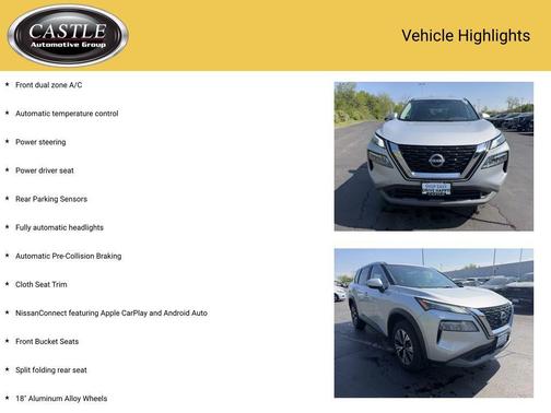 Brilliant Silver Metallic 2023 Nissan Rogue SV
