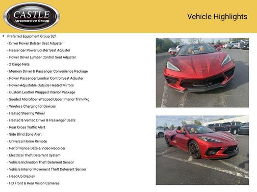 Red Mist Metallic Tintcoat 2023 Chevrolet Corvette Stingray w/3LT