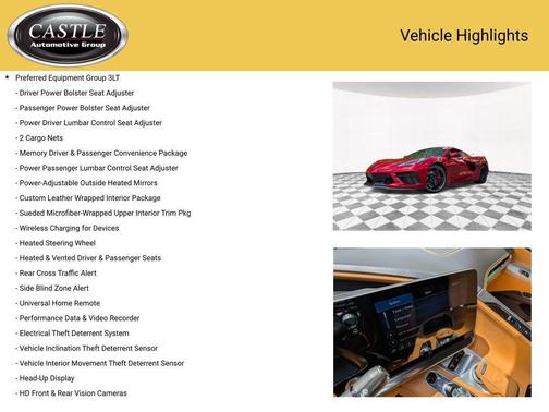 Red Mist Metallic Tintcoat 2023 Chevrolet Corvette Stingray w/3LT