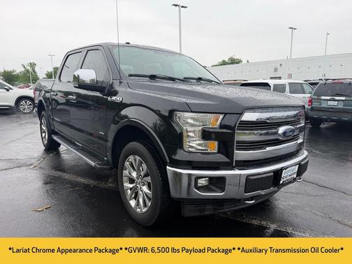 Shadow Black 2017 Ford F-150 Lariat