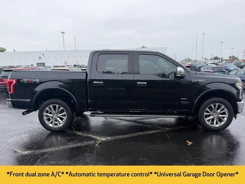 Shadow Black 2017 Ford F-150 Lariat