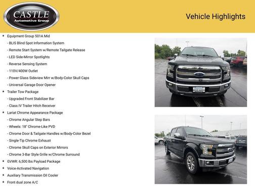 Shadow Black 2017 Ford F-150 Lariat