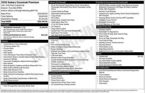2020 Subaru Crosstrek Premium