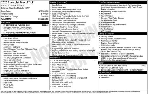 2020 Chevrolet Trax LT