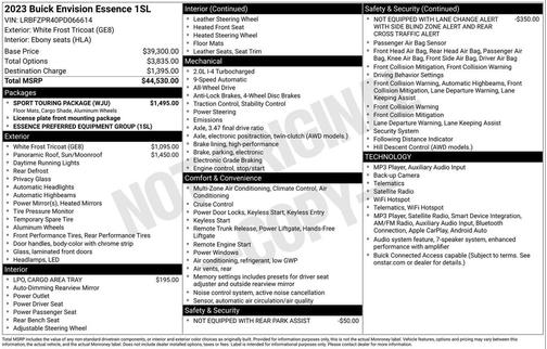 2023 Buick Envision Essence AWD