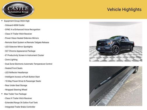 Agate Black Metallic 2023 Ford F-150 XLT