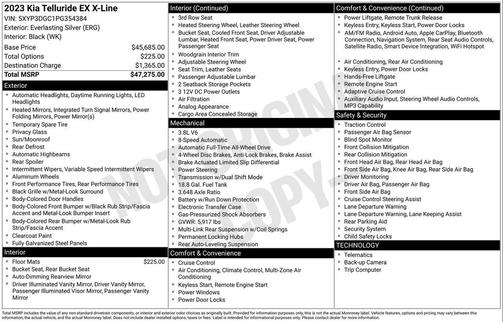 2023 Kia Telluride EX X-Line