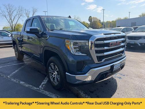 Pacific Blue Metallic 2019 GMC Sierra 1500 SLE