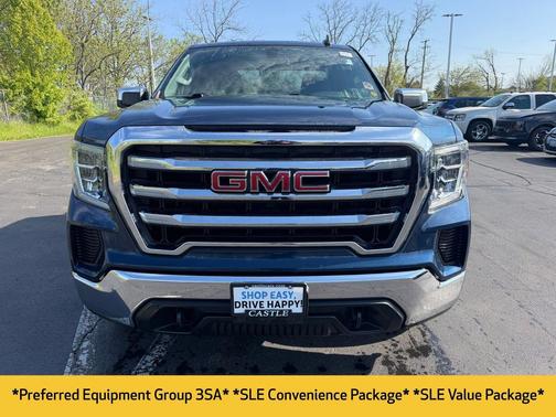 Pacific Blue Metallic 2019 GMC Sierra 1500 SLE