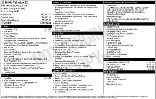 2020 Kia Telluride EX
