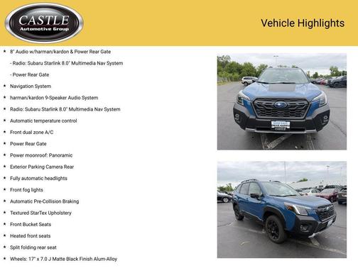 Geyser Blue 2023 Subaru Forester Wilderness