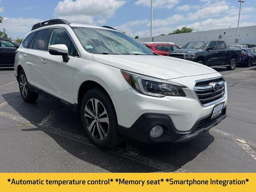 Crystal White Pearl 2019 Subaru Outback 2.5i Limited