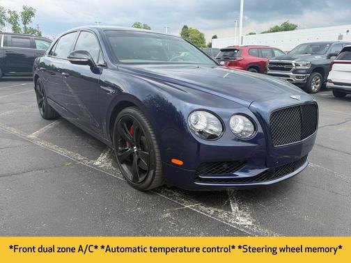 Blue 2017 Bentley Flying Spur W12 S