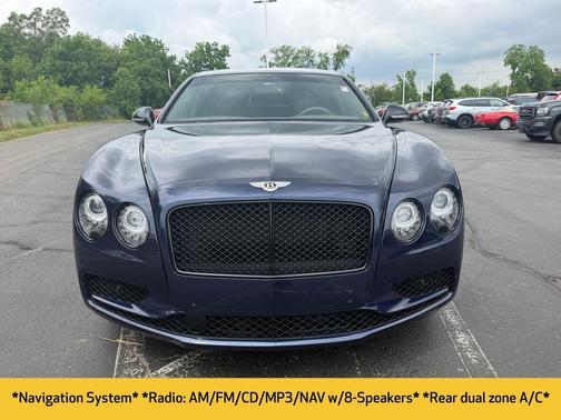Blue 2017 Bentley Flying Spur W12 S