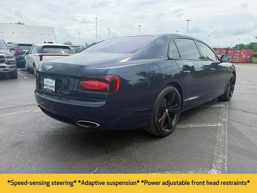 Blue 2017 Bentley Flying Spur W12 S