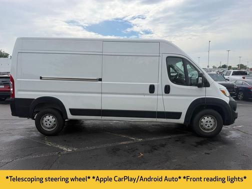 Bright White Clearcoat 2023 RAM ProMaster 2500 High Roof