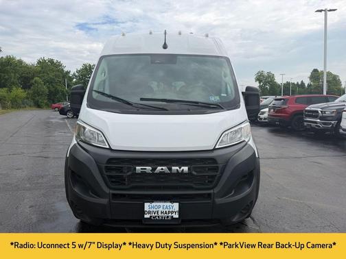 Bright White Clearcoat 2023 RAM ProMaster 2500 High Roof