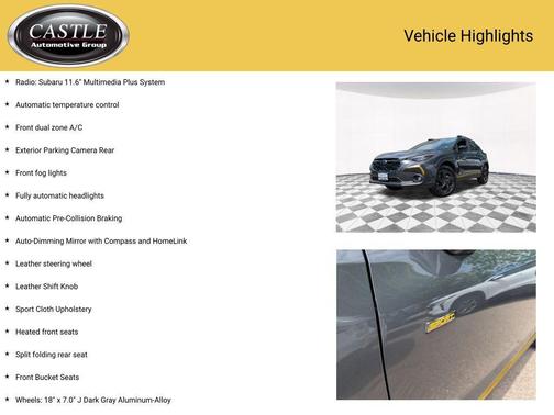 Magnetite Gray Metallic 2026 Subaru Crosstrek Sport