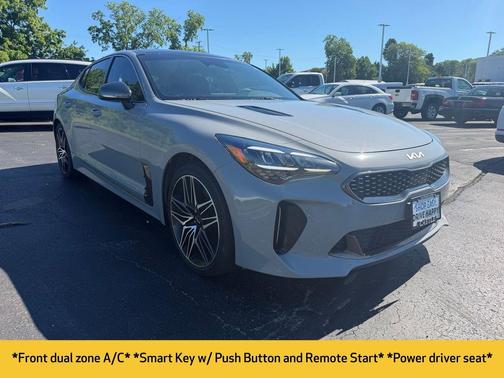 Ceramic Silver 2022 Kia Stinger GT1