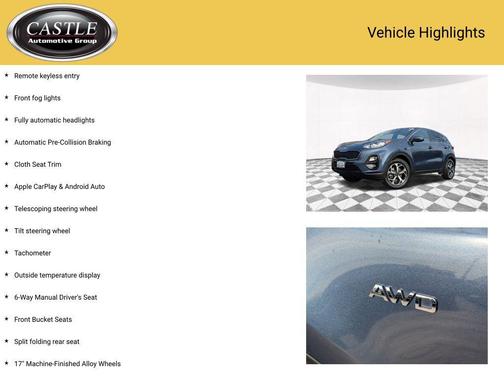 Pacific Blue 2021 Kia Sportage LX