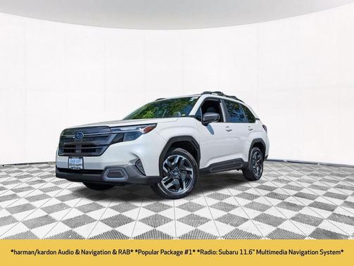 Crystal White Pearl 2025 Subaru Forester Limited