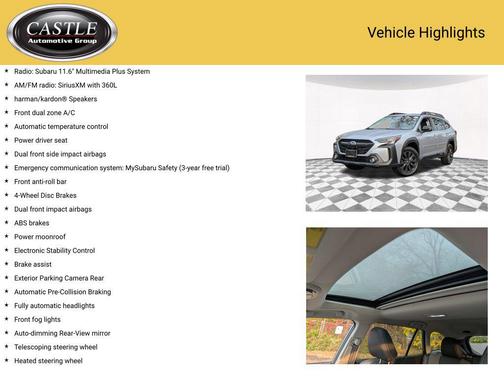 Ice Silver Metallic 2025 Subaru Outback Onyx Edition