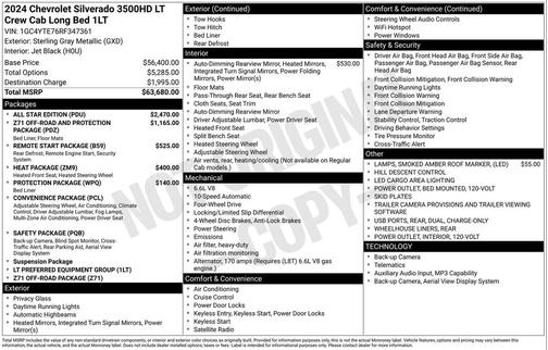 2024 Chevrolet Silverado 3500 LT