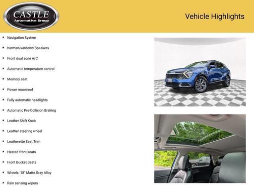 Sapphire Blue 2023 Kia Sportage SX