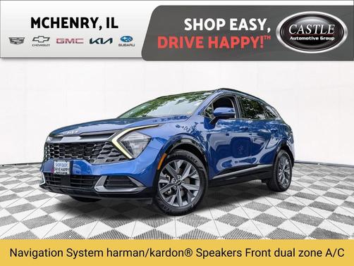 Sapphire Blue 2023 Kia Sportage SX
