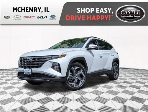White Pearl 2024 Hyundai TUCSON Hybrid Limited