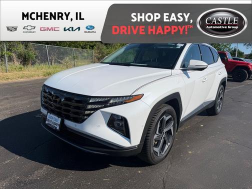 White Pearl 2024 Hyundai TUCSON Hybrid Limited