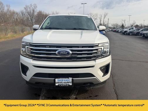 Star White Metallic Tri-Coat 2020 Ford Expedition Max XLT