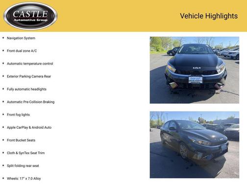 Aurora Black 2024 Kia Forte GT-Line
