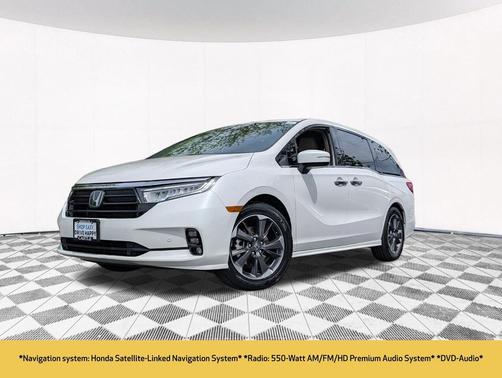 Platinum White Pearl 2023 Honda Odyssey Elite