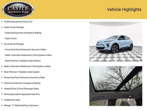 Tide Metallic (Ice Blue) 2023 Chevrolet Bolt EUV FWD Premier