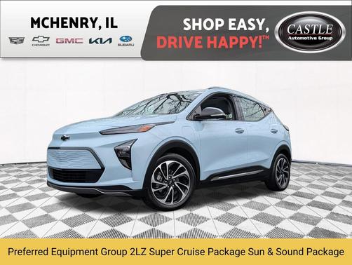 Tide Metallic (Ice Blue) 2023 Chevrolet Bolt EUV FWD Premier