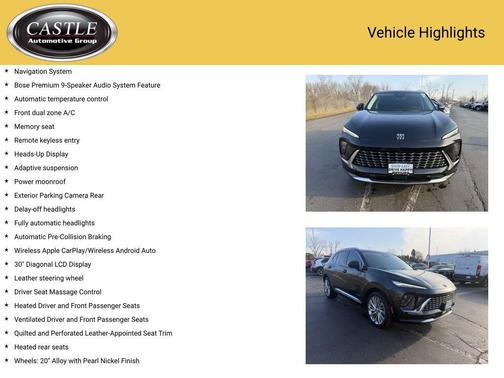 Ebony Twilight Metallic 2025 Buick Envision Avenir AWD