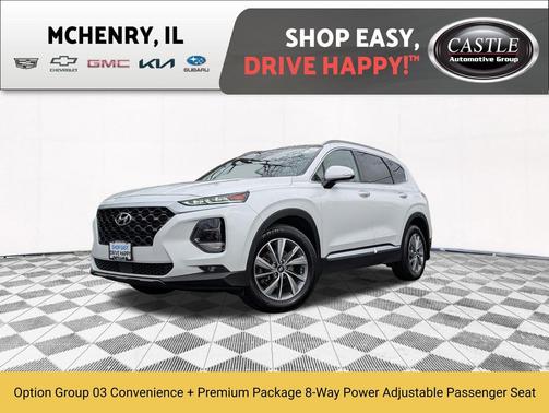 Quartz White 2020 Hyundai SANTA FE SEL 2.4
